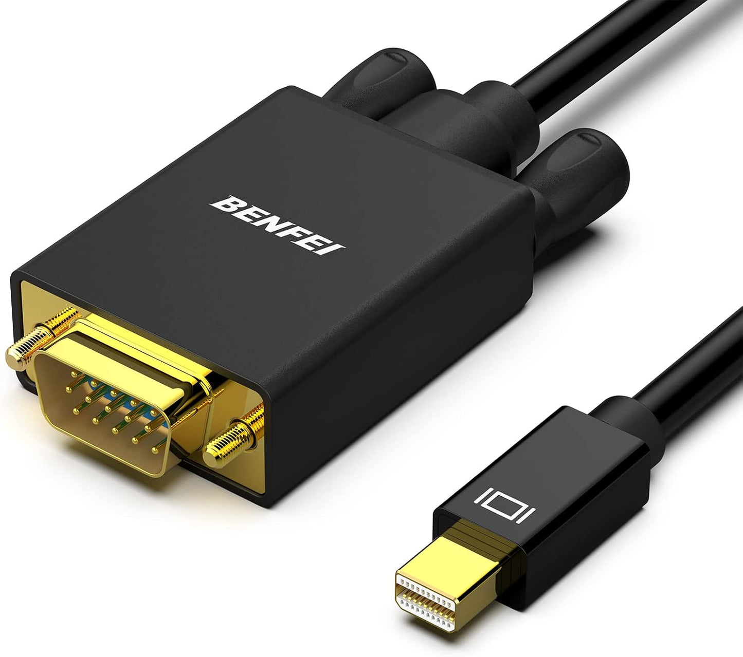 Mini Displayport to VGA Cable, Mini Displayport to VGA 6 Feet Cable (Thunderbolt 2 Compatible) with Macbook Air/Pro, Surface Pro/Dock, Monitor, Projector