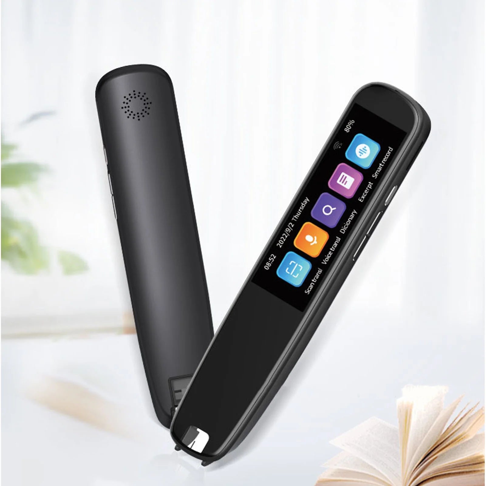 Translation Scanning Pen, Bluetooth Wifi Scan Reader Pen for Dyslexia, Text to Speech Pen, Portable 131 Language Translator Device for Language Learners Business Students Adults Traveler