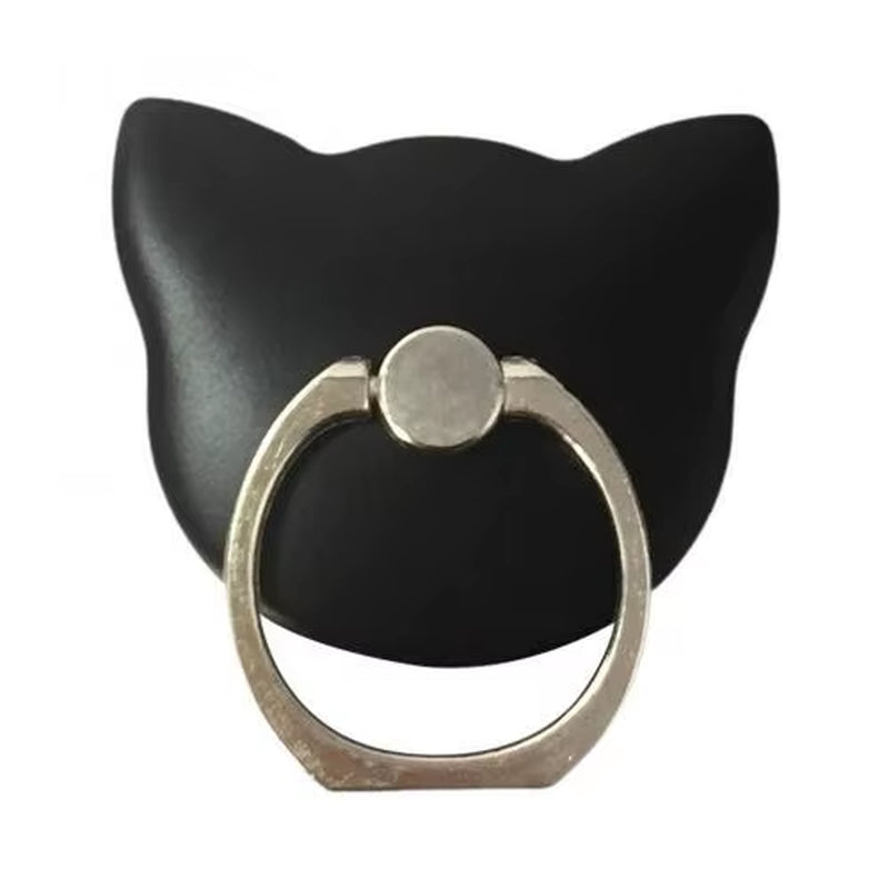 Mobile Phone Rotating Holder Cute Cats Shape High-Viscosity Zinc Alloy Ring ABS Buckle for Iphone Xiaomi Samsung