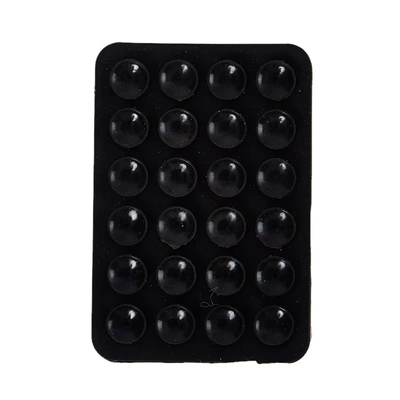 Double Side Silicone Suction Pad for Mobile Phone Fixture Suction Cup Backed Adhesive Silicone Rubber Sucker Pad for Fixed Pad