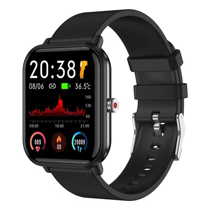 2024 New Smart Watch Ladies Full Touch Screen Sports Fitness Watch IP67 Waterproof Bluetooth for Android IOS Smartwatch Men