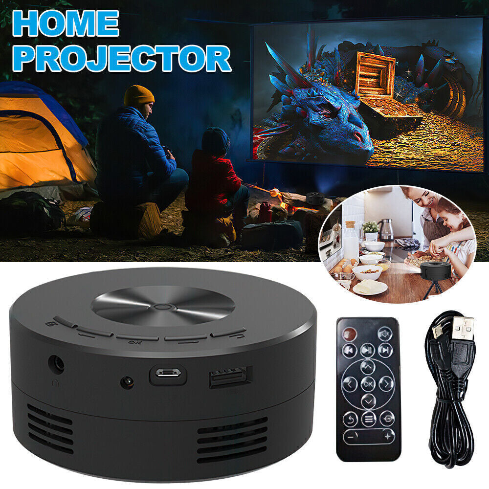 Mini Projector LED 1080P HD Home Cinema Portable Home Movie Projector 2024 NEW