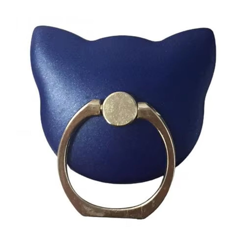 Mobile Phone Rotating Holder Cute Cats Shape High-Viscosity Zinc Alloy Ring ABS Buckle for Iphone Xiaomi Samsung