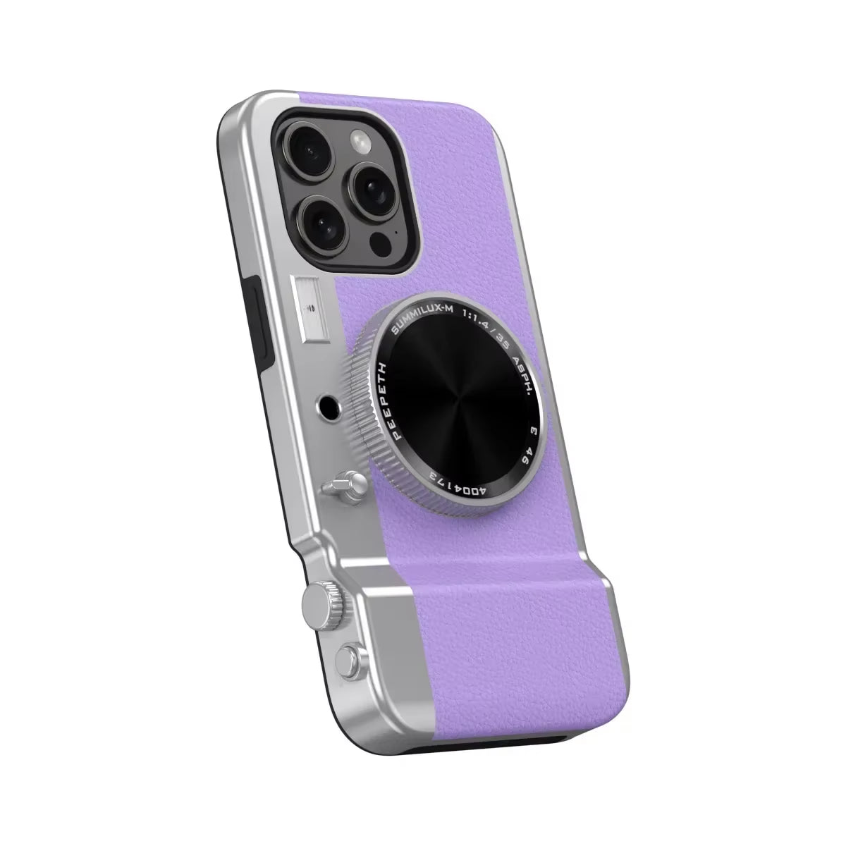 Retro Bluetooth Camera Phone Case for  15 14 13 12 Pro Max Magnetic Cosmetic Mirror for  15Promax Hard Phone Cover